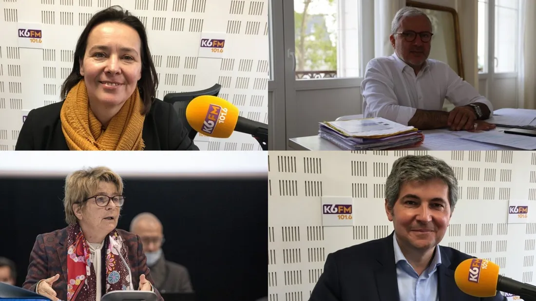 Elections régionales : Marie-Guite Dufay, Stéphanie Modde, Denis Thuriot et Gilles Platret.